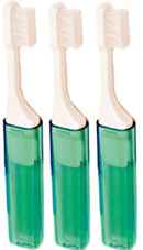 Travel Toothbrush - Pack of 3